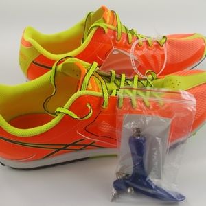 ASICS MEN'S CROSS FREAK SHOES ORANGE FLAME
